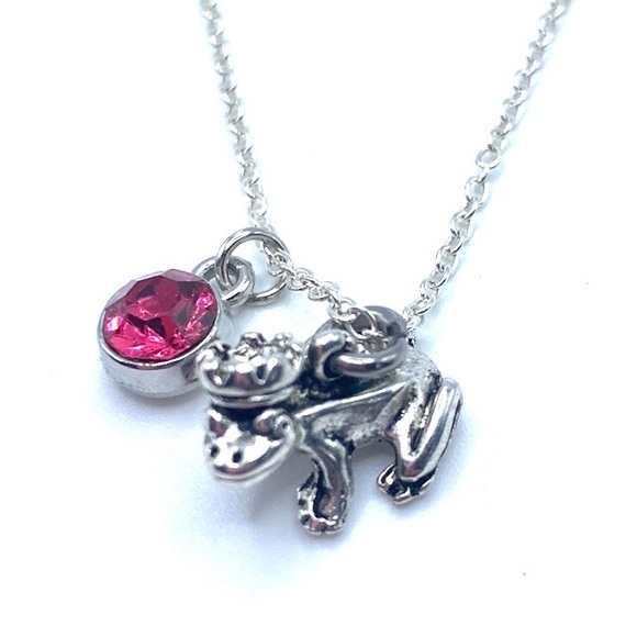 Frog Necklace Wearing Prince Crown - Picture 6 of 8